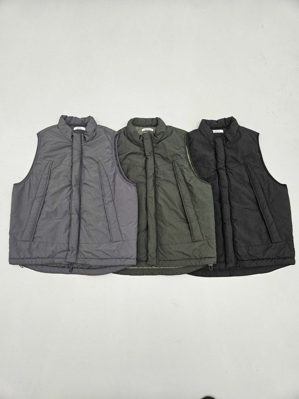 高領拉鍊背心褸(夾棉) SPECTOR-034V