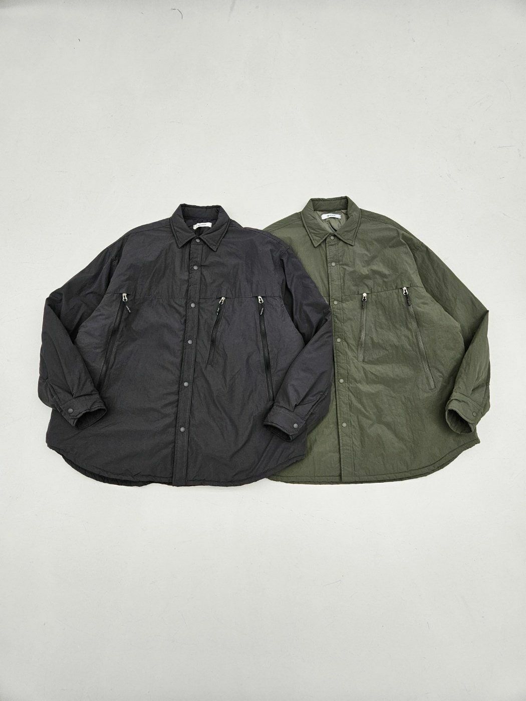 淨色拉鍊長袖恤衫 SPECTOR-037JK