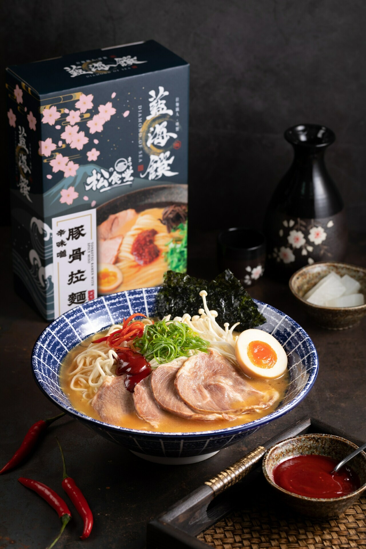 藍海饌 辛味噌豚骨拉麵 (2入裝) (EXP:2027.04或之後)