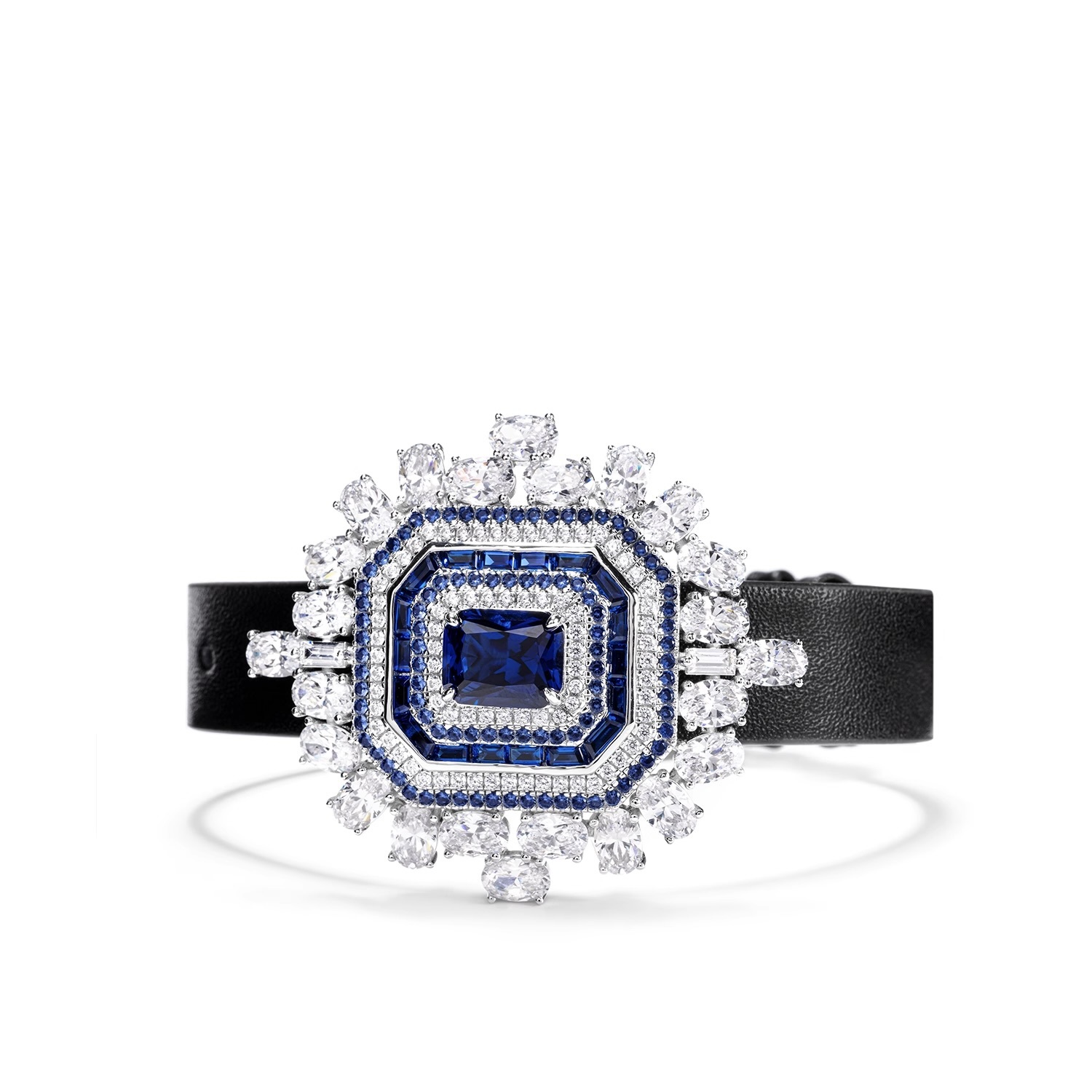 合成鋯石腕帶 925銀腕帶