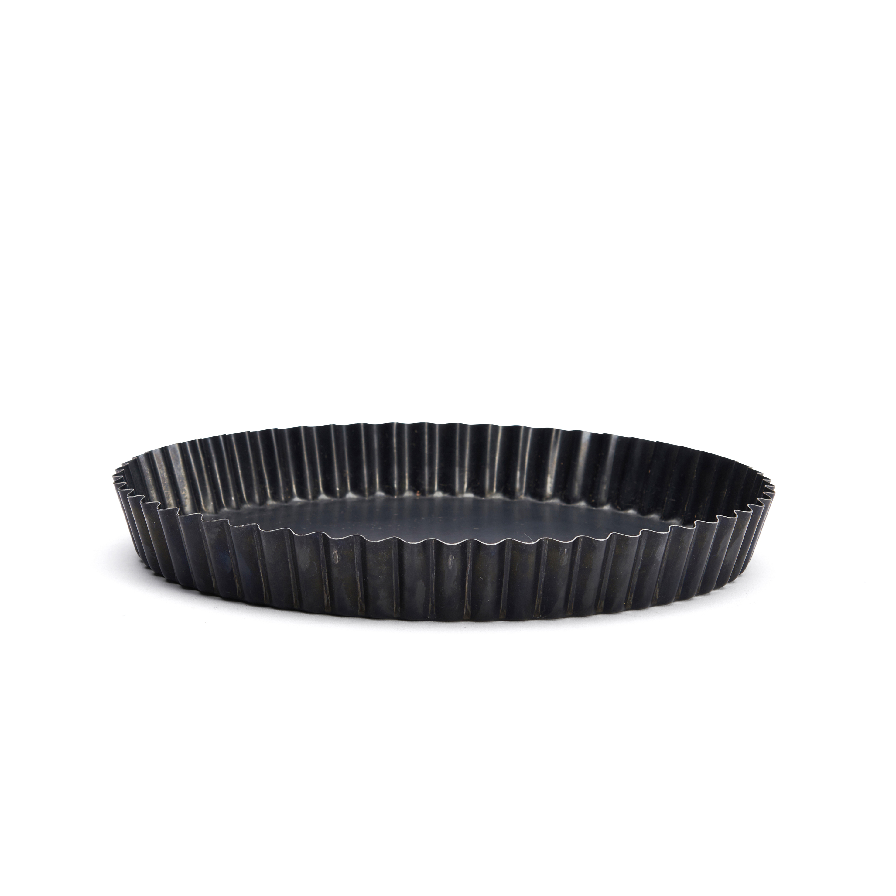 (絕版品)輕礦藍鐵烘焙系列-圓形波浪邊塔模 24cm