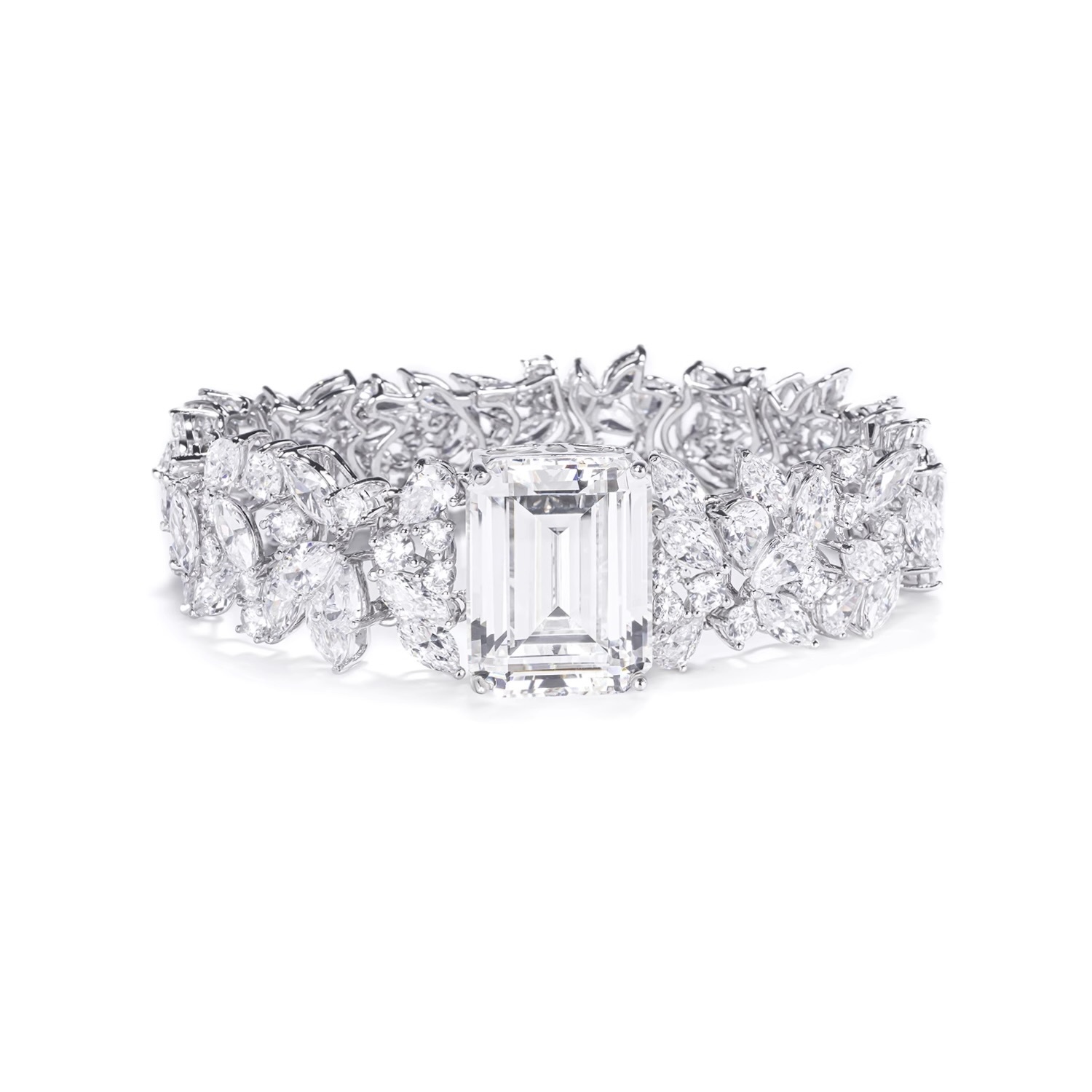 白色方糖手鐲 925銀手鐲