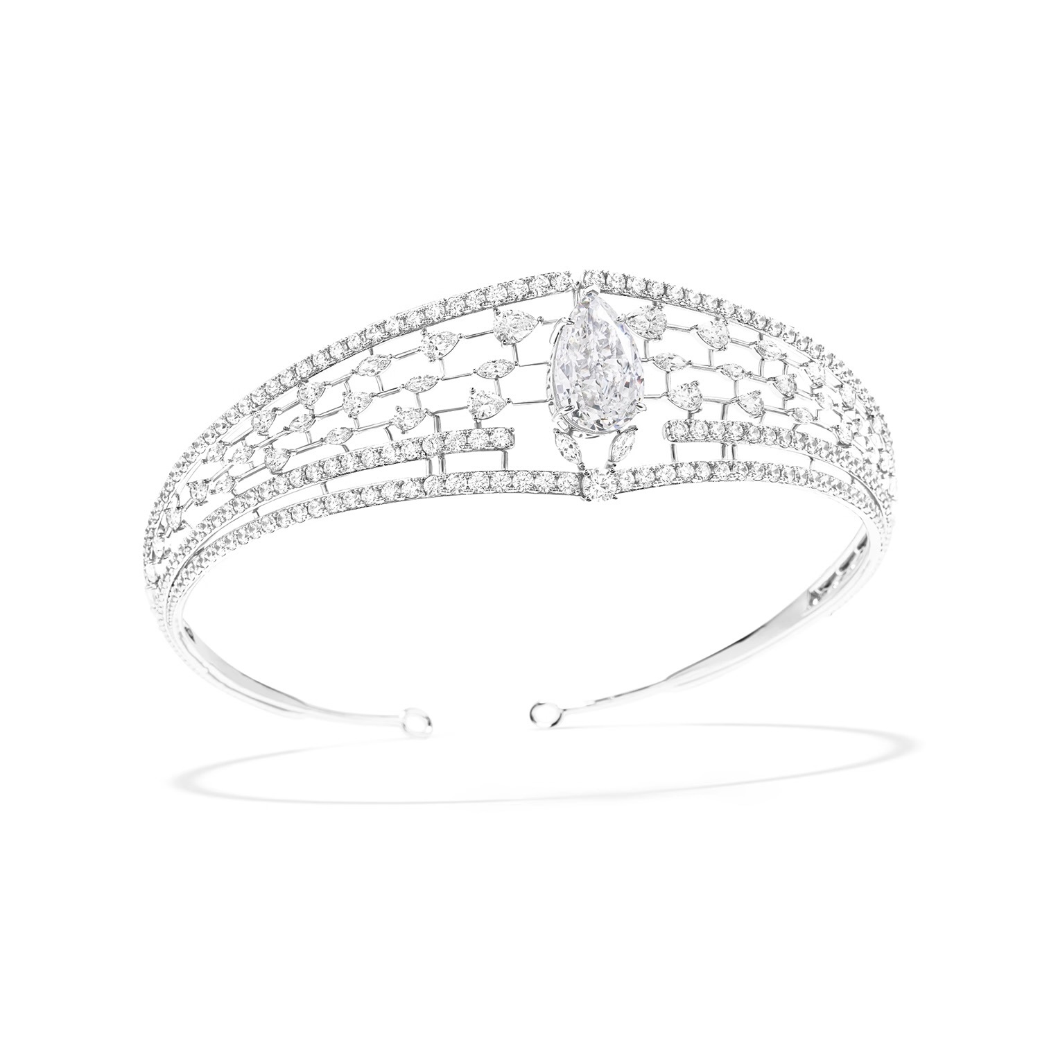 合成鋯石髮箍 925銀髮箍