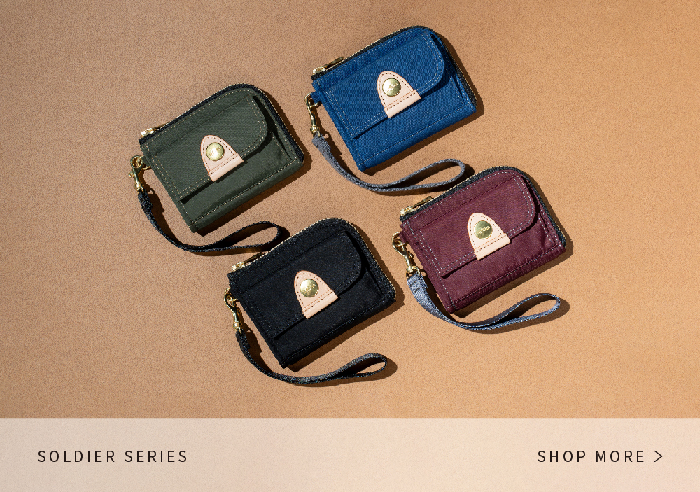 satana Soldier 趣遊多隔層零錢包 栗紅色 SOS3110-632 看更多商品