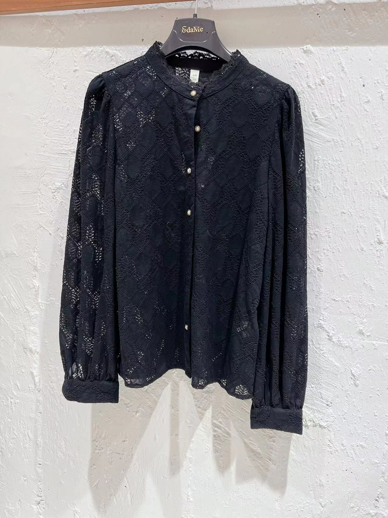 黑色通話上衣 -T