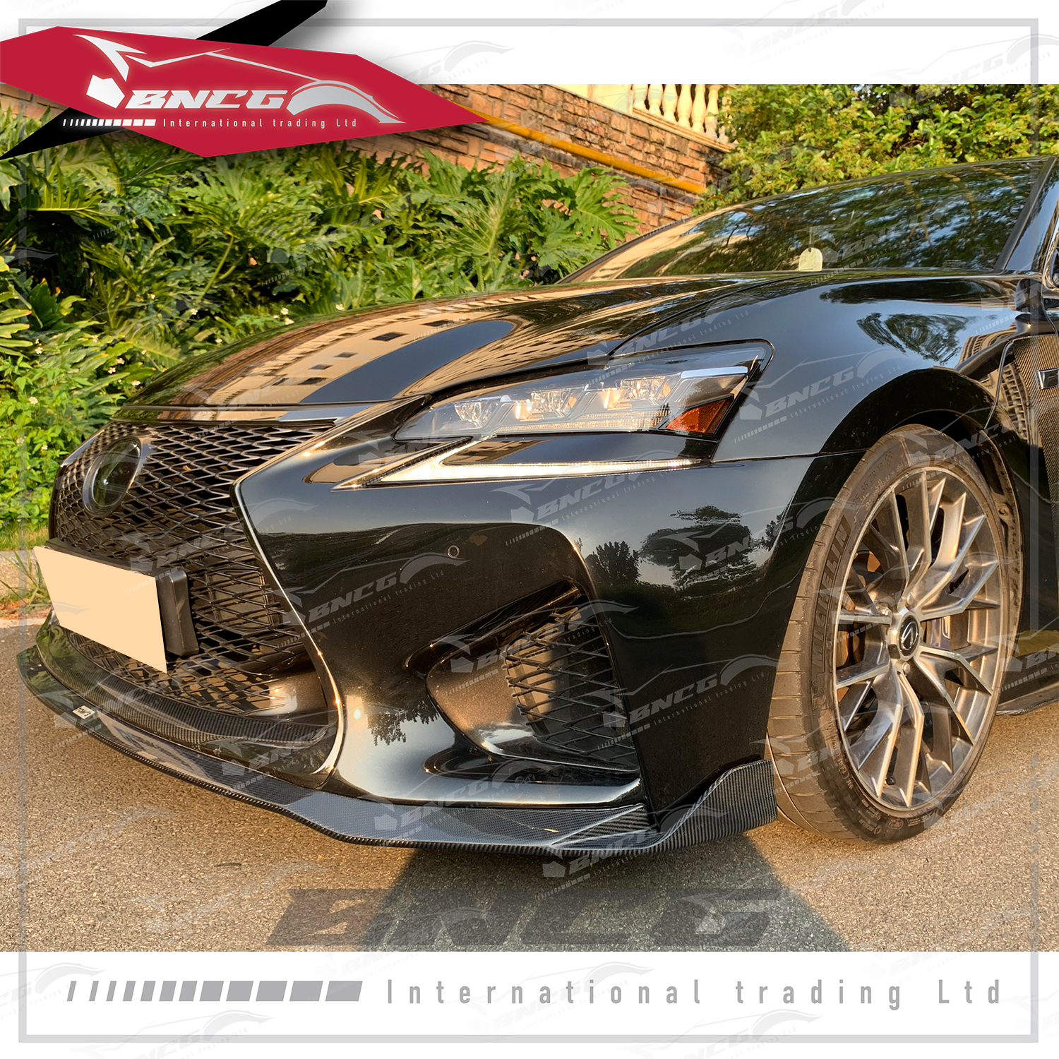 凌志 Lexus GS F Sport 卡夢 碳纖維 外觀件 空力套件 TOM'S款 前下巴 後下巴 後包角 葉子板飾版 側裙 尾翼