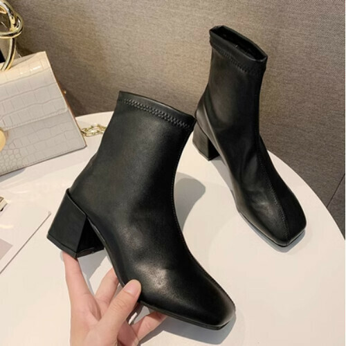 Versatile block heel boots