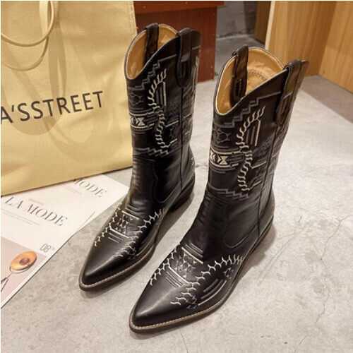 Short-barreled stabbed silk jockey boots