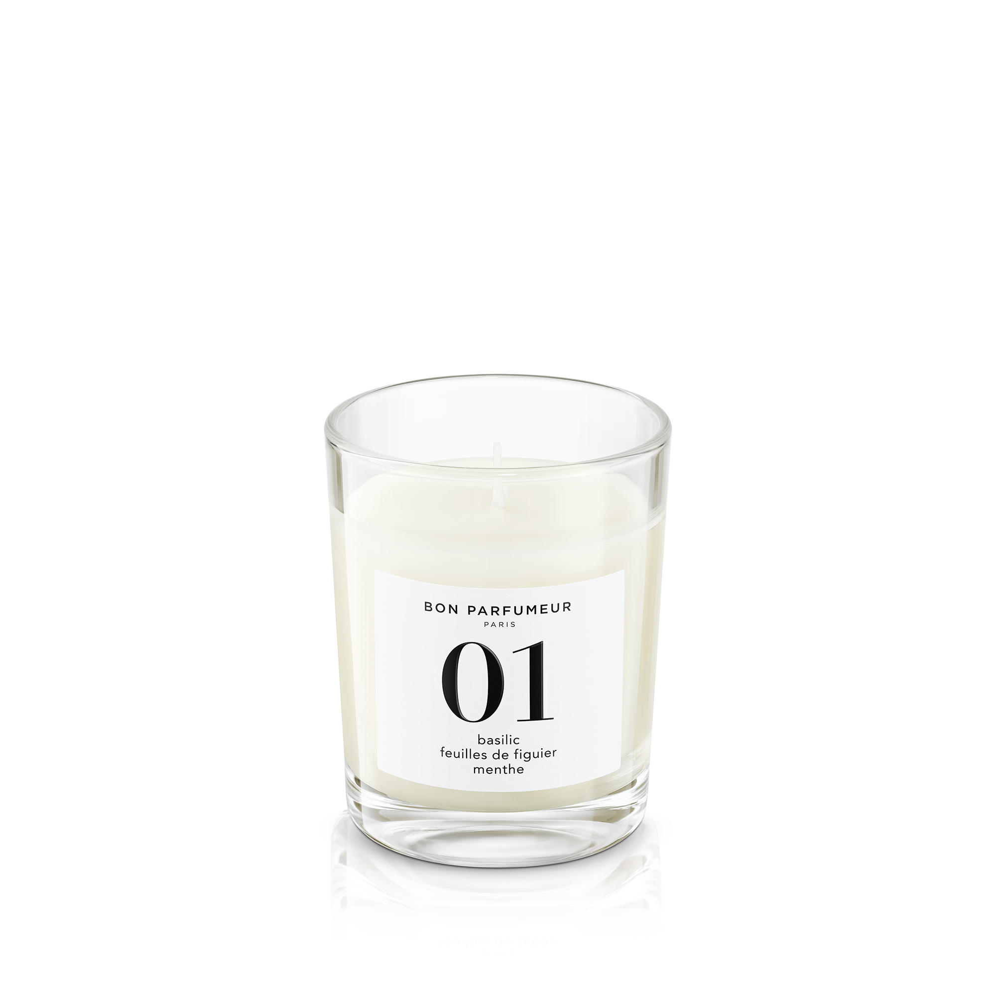 法國Bon Parfumeur｜香氛蠟燭 70g #01 - 羅勒 x 無花果葉 x 薄荷