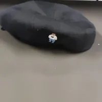 [S] WHO.A.U LOGO BEAR BERET HAT,BLACK, WHACD4T13A-00-BLACK (SWAU205)