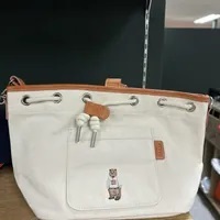 [S] WHO.A.U STEVE HERITAGE BUCKET BAG,IVORY, WHBGB4855A-00-IVORY (SWAU211)