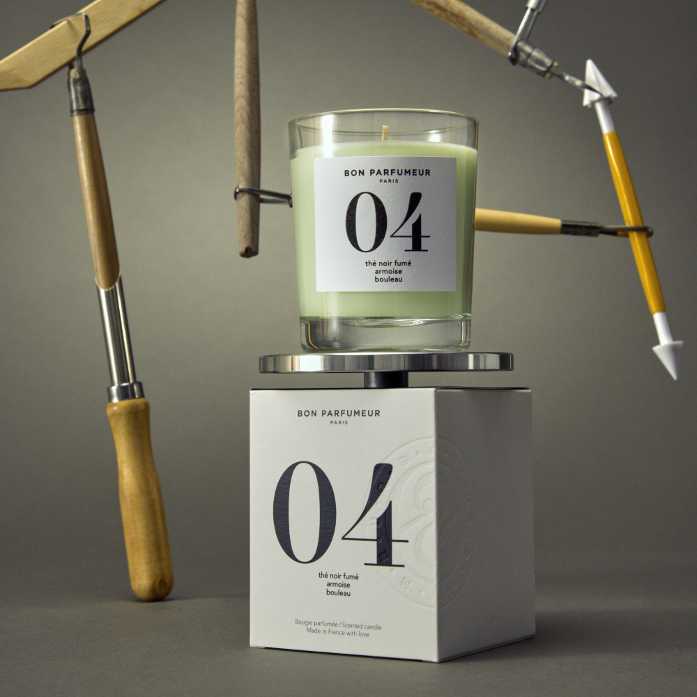 法國Bon Parfumeur｜香氛蠟燭 70g #04 - 正山小種茶 x 艾蒿 x 樺木