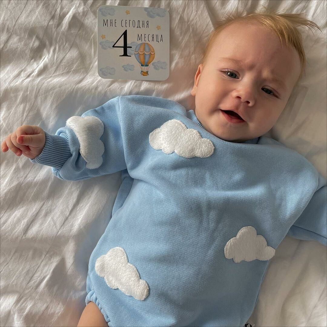 Ins Cloudy day bodysuit