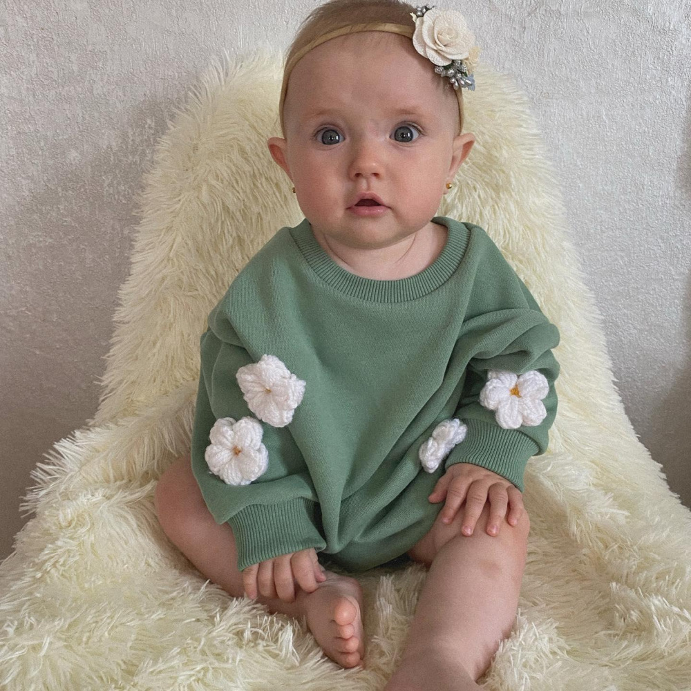 Ins Green Flora bodysuit