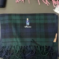 [S] WHO.A.U SCARF LOGO BEAR,MIX, WHAMD4T01A-00-MIX (SWAU222)