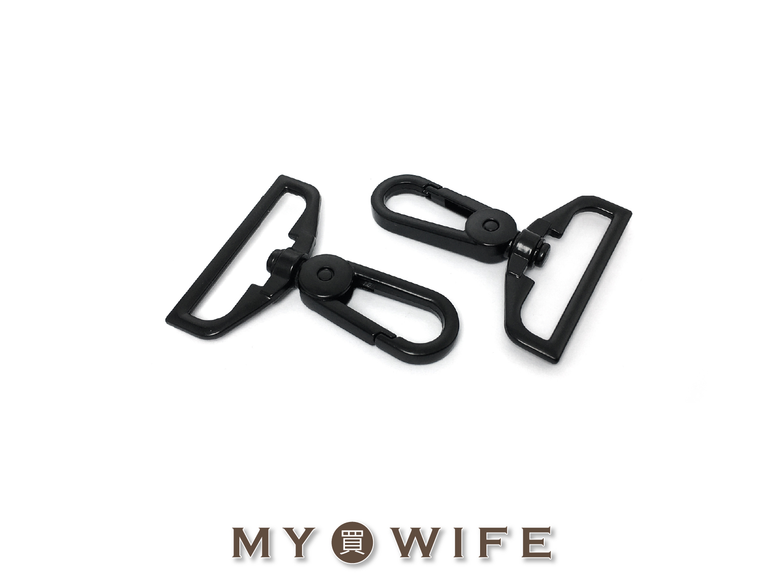 1.5吋(38mm)消光黑合金勾_勾扣/勾子【YR-102345】