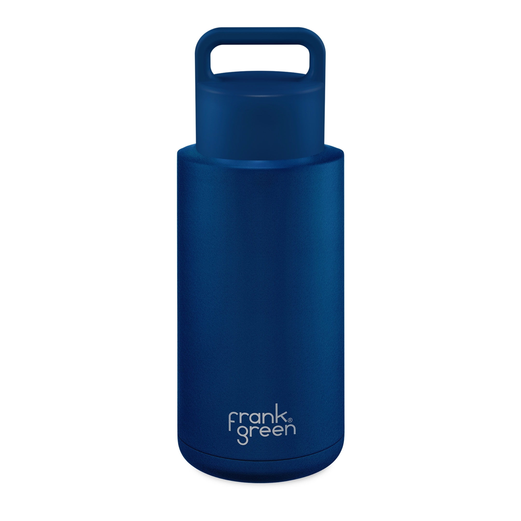 Deep Ocean Ceramic Reusable Bottle (Grip Finish) with Grip Lid - 34oz / 1,000ml | FRANK GREEN