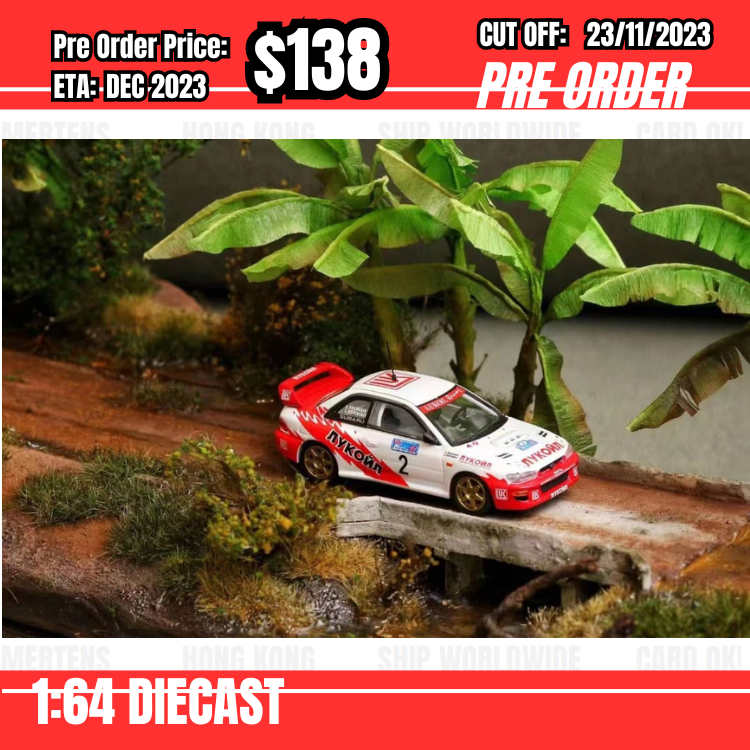 PO-$138 * OKM * 1:64 Subaru Impreza WRC white #2 [OD22/11]