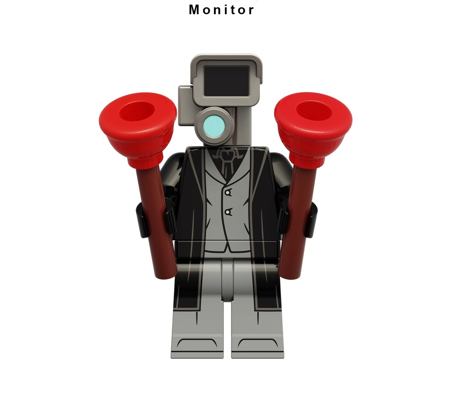 Monitor Skibidi Toilet Man Minifigs fit Lego K2143
