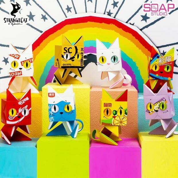 Soap Studio Paper Bag Cat (原箱8入)