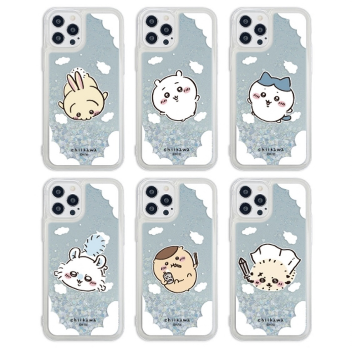預訂｜韓國限定 Chiikawa Glitter Case 閃亮流沙手機殼 iPhone / Samsung