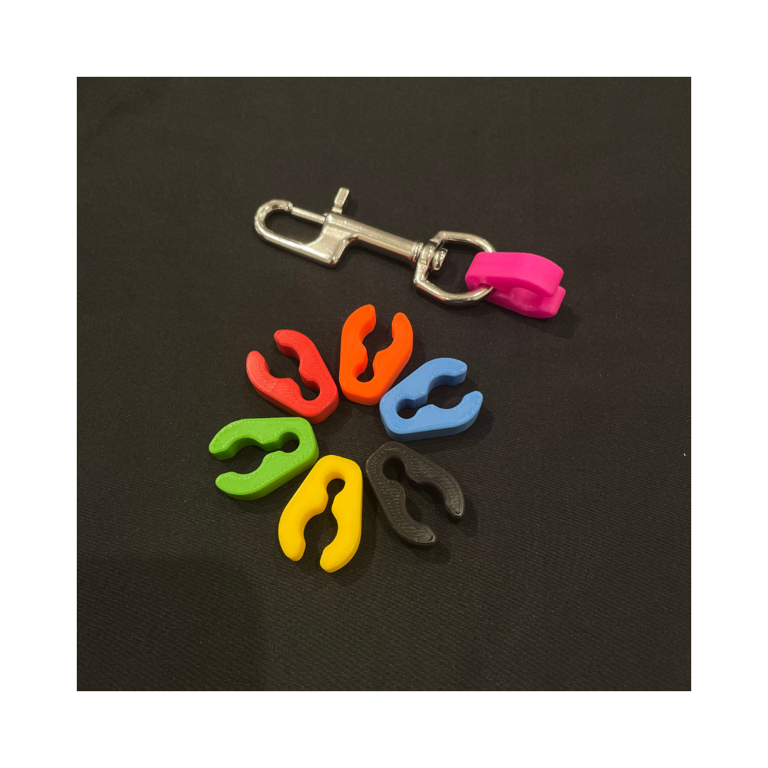 ▲RIDA 彩色管線快接環 （不含9cm白鐵單耳扁勾）