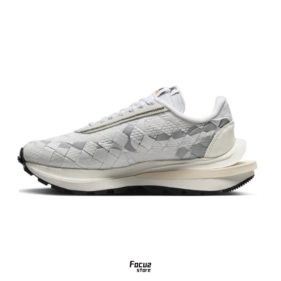 【Focus Store】預購 Jean Paul Gaultier x sacai x Nike Vaporwaffle Woven "White" 編織格紋 白色 DR5209-100