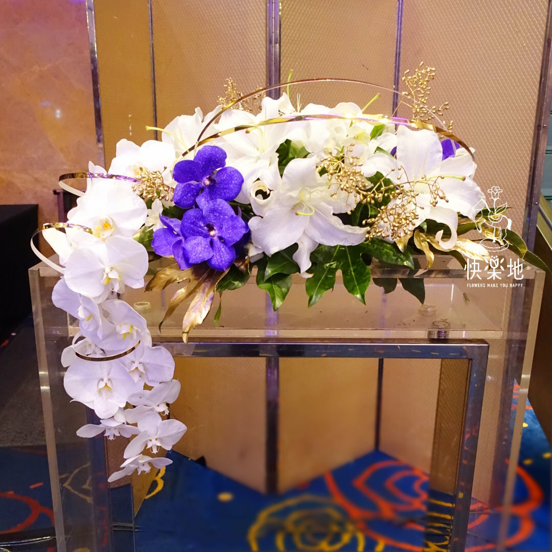 金燦 I 講桌花 I 司儀台花 AF200923