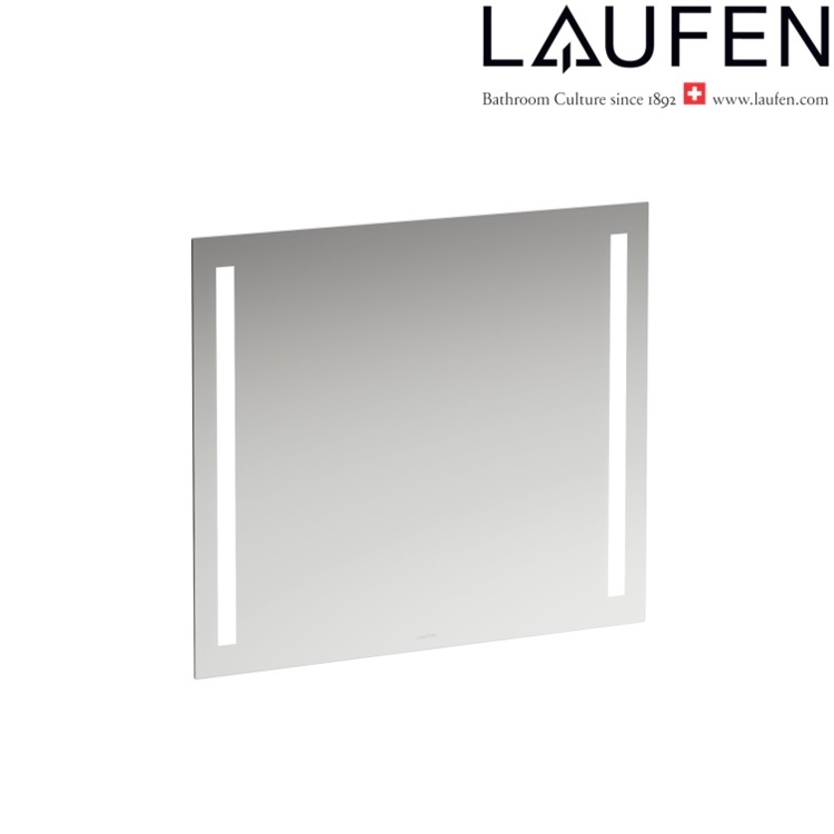 Laufen "Lani" 4.0385.4.112.144.1 Mirror 800mm, with 2 vertical LED light element