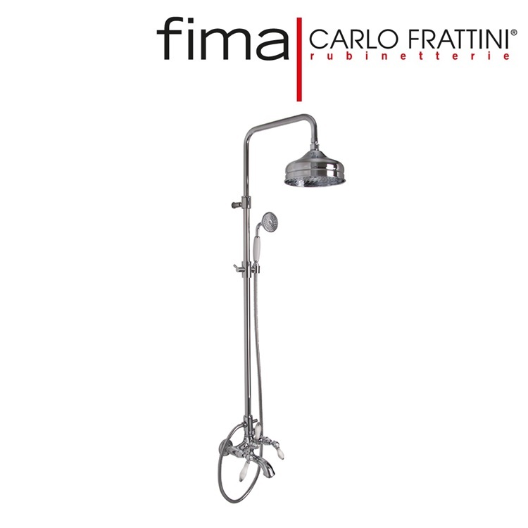 Fima Carlo Frattini F5404/2CBCR Shower Column with bath filler