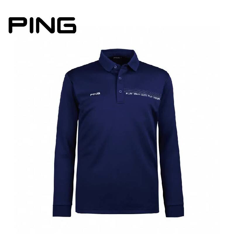 PING 美國 男 吸濕排汗薄長袖POLO衫(4色) 吸濕/排汗 12PI23290A