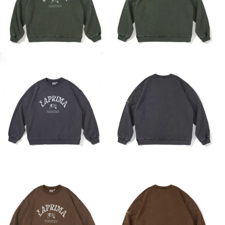 LAPRIMA 印花圓領長袖衛衣 23AWSW105