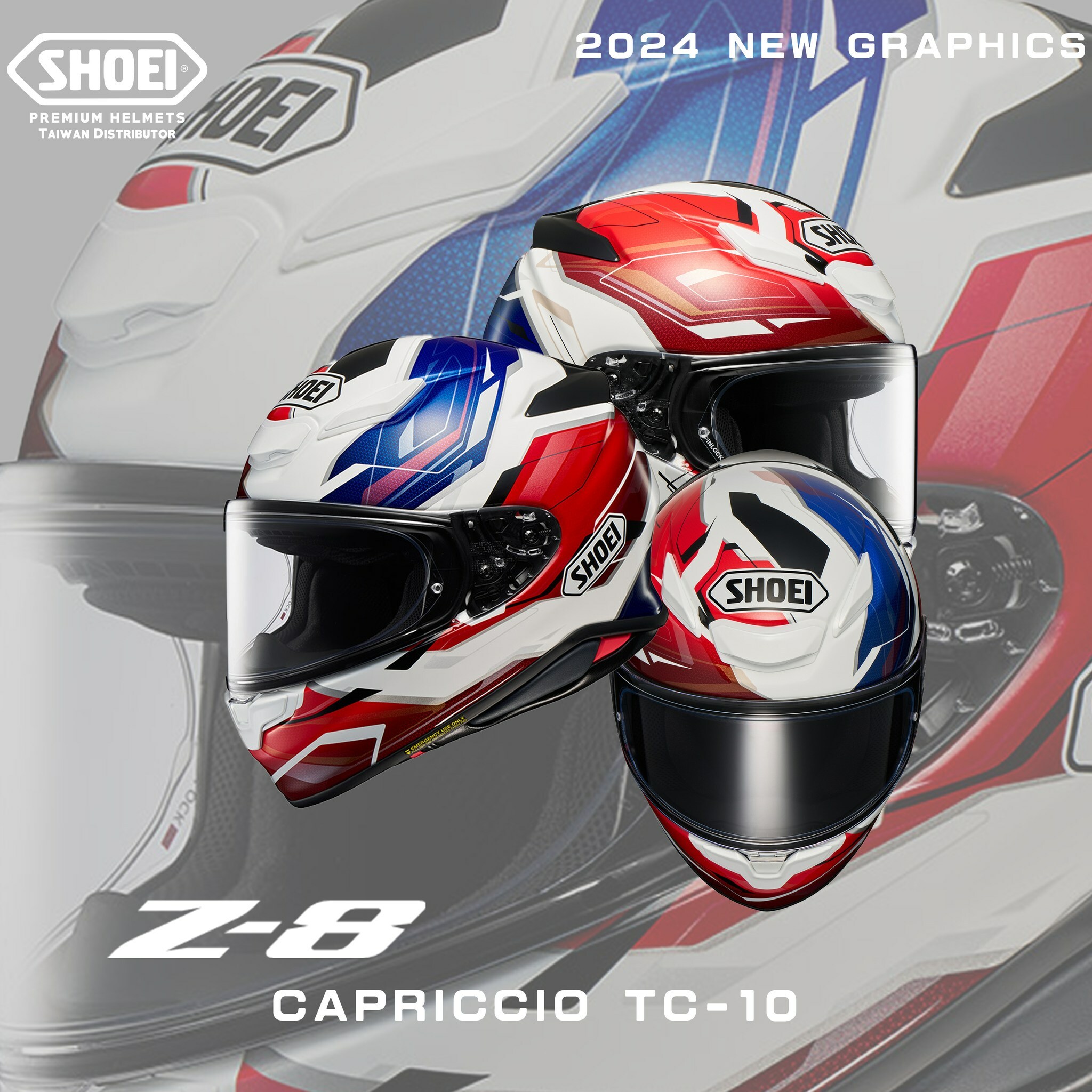 SHOEI Z-8 CAPRICCIO TC-10 全罩式安全帽