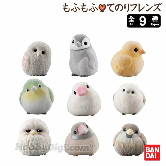 掌上小動物系列 蓬鬆的掌上鳥 1 box 12 pcs