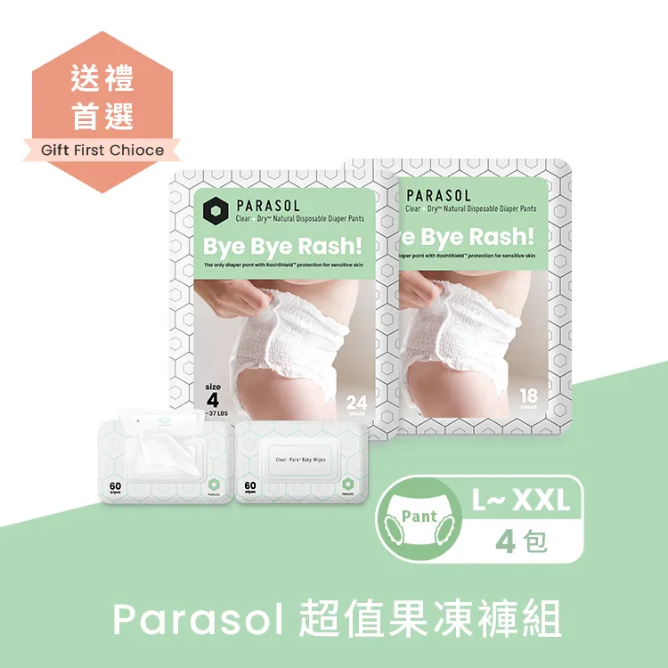 Parasol-送禮首選｜超值果凍褲組(4包)