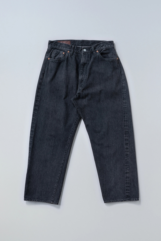 Namu Shop - Kaptain Sunshine 5P Zipper Front Denim Pants - Indigo