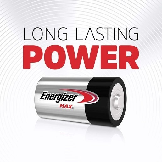 勁量 Energizer D型鹼性電芯 (大電/LR20) 2粒裝