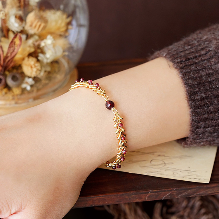 光合作用 – 石榴石 – 手鍊