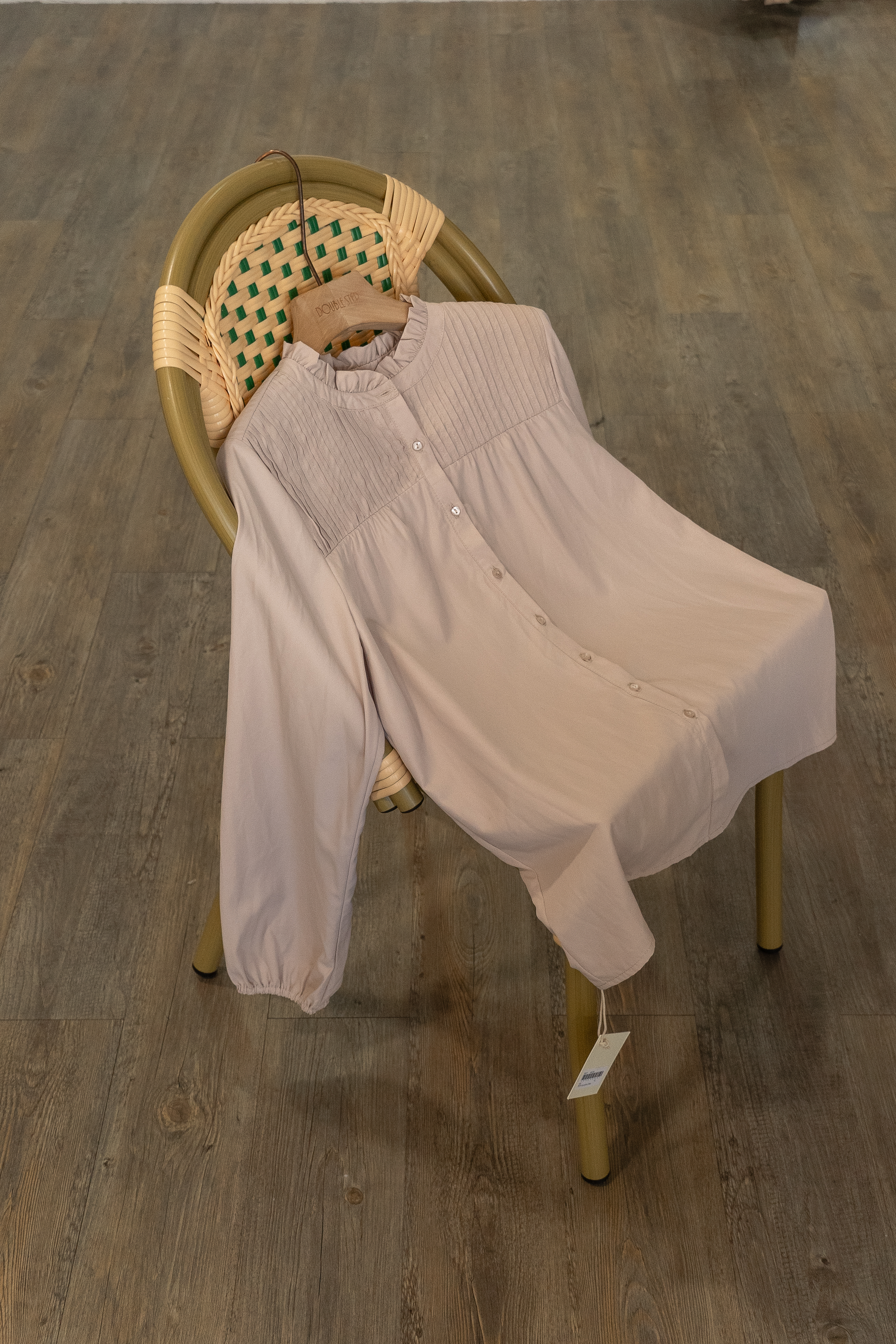 9959｜英倫荷葉邊小企領裇衫