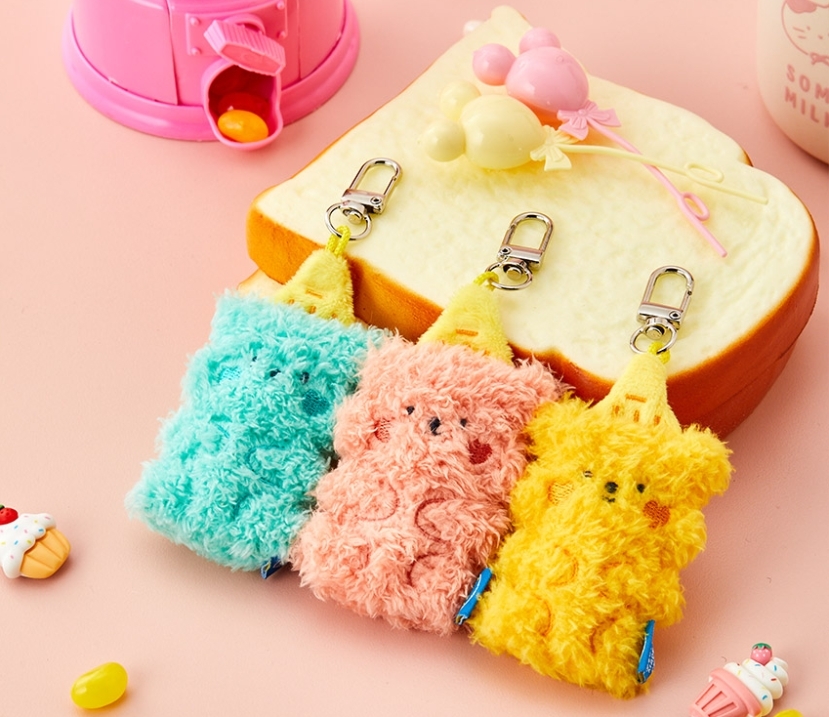 【Butter Family】糖漿小熊鑰匙圈 ( 三入組 )