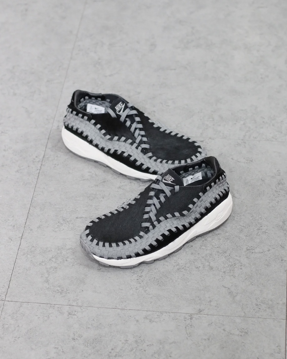 Nike Air Footscape Woven Black and Smoke Grey 編織鞋 馬毛 煙灰 黑灰