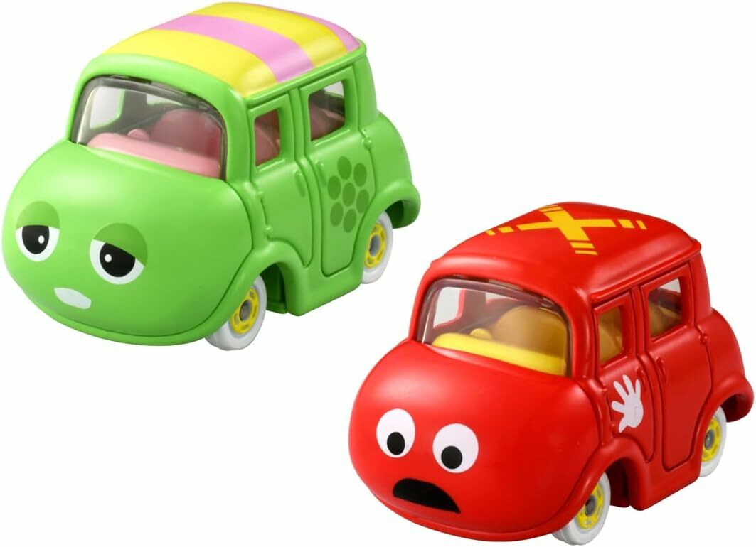 《 TAKARA TOMY 》SP ガチャピン ･ ムック 小汽車(兩人組) GACHAOIN X MUKKU