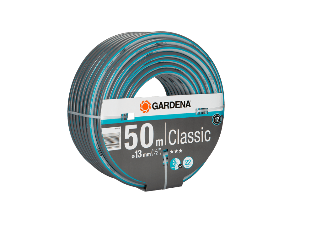 "GARDENA" 4分(13mmx50m)德國Classic藍色花園喉(22BAR)-[18010-20]