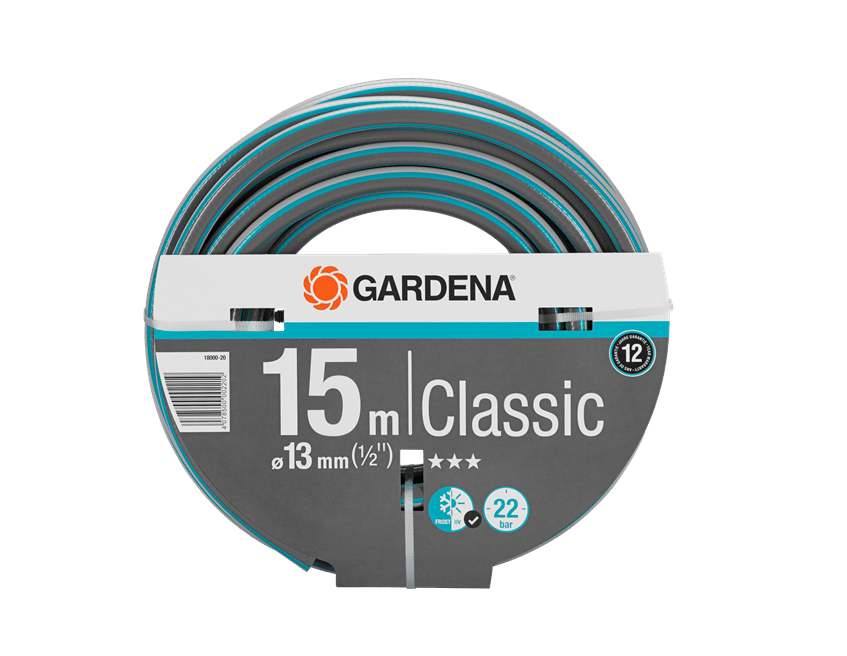 "GARDENA" 4分(13mmx15m)德國Classic藍色花園喉(22BAR)-[18000]