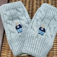 [S] WHO.A.U STEVE NO FINGER CABLE GLOVES,MELANGE GRAY, WHAGD4T02A-00-MELANGE GRAY (SWAU236)