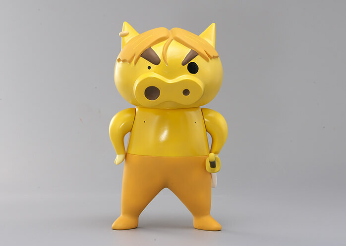 "Crayon Shin-chan" Soft Vinyl Figure Collection Gold Buriburizaemon