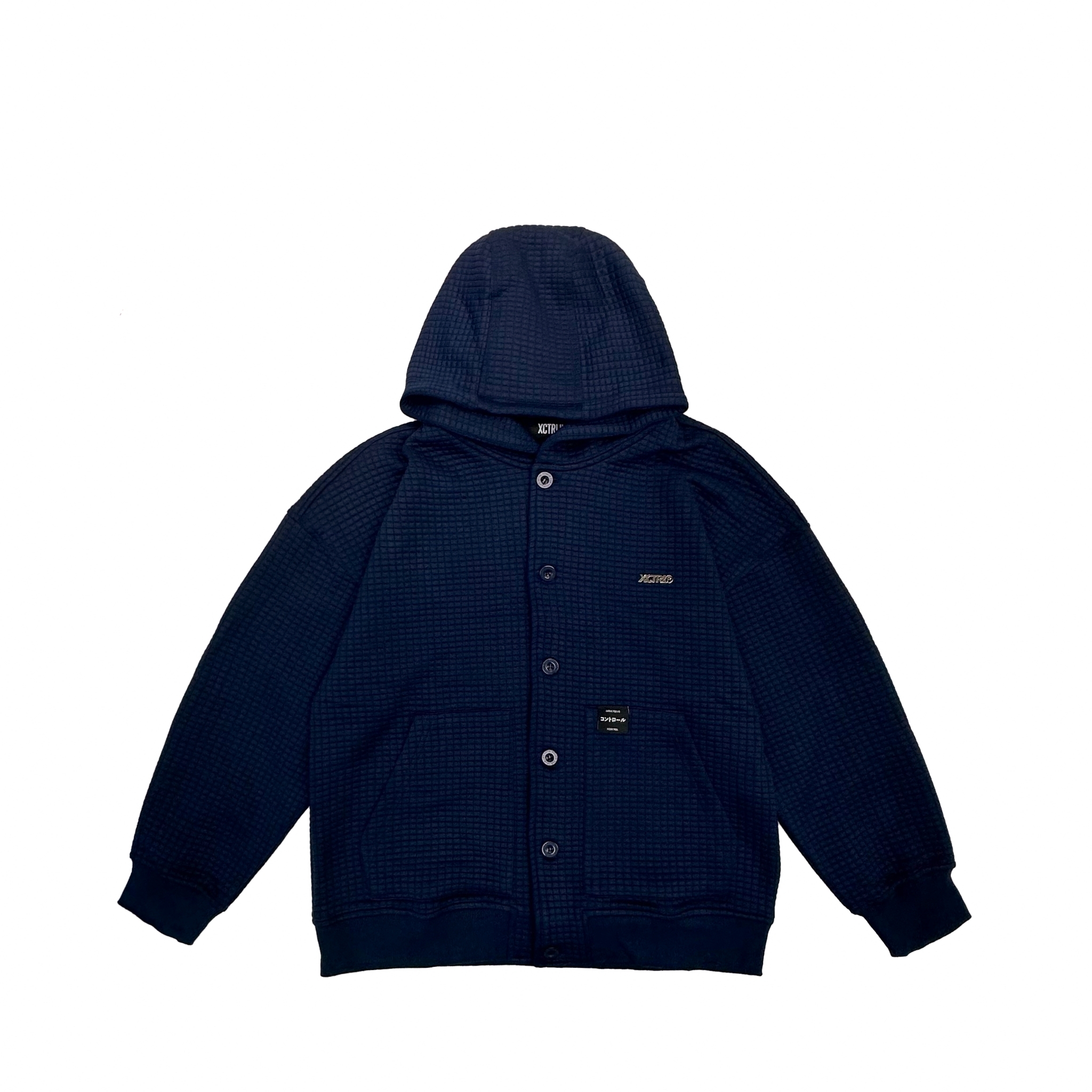 XCTRL 金屬小字標休閒外套-藍