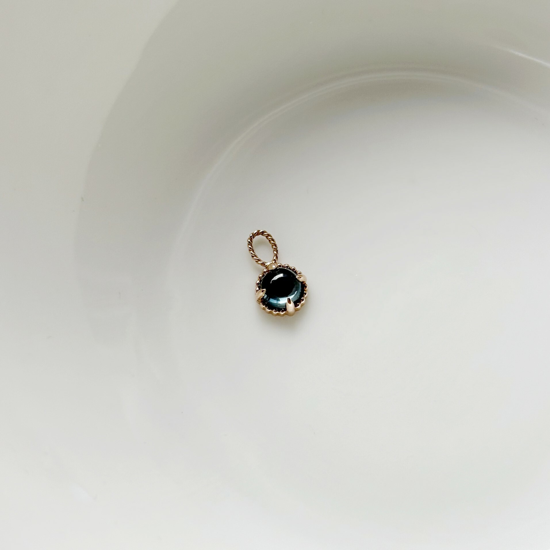 14k杯子蛋糕倫敦托帕石耳墜