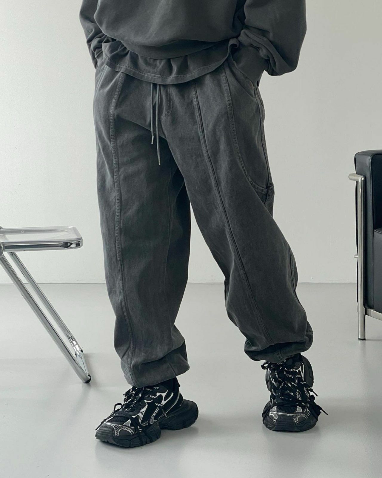 棉質束腳運動褲 aprotic-004P