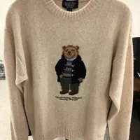[S] WHO.A.U STEVE JAGGARD SWEATER,LIGHT BEIGE, WHKAD4V11U-01-LIGHT BEIGE (SWAU247)
